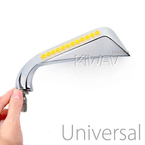 Axe chromé rétroviseurs led - axe,