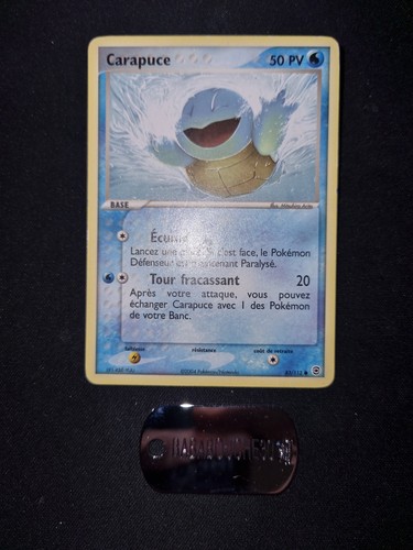 Carapuce 112 carte pokemon - carapuce,