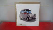 DESSIN   2CV GRISE     20X20