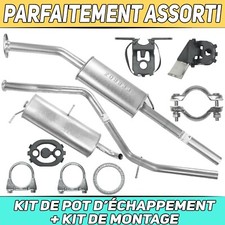 Kit de pot d’échappement Silencieux pour Peugeot 307 1.6i 16V Hayon (01-09)