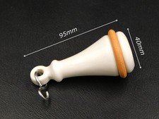 Vintage ancienne poignée tirette en porcelaine de chasse d'eau WC, douche ou a