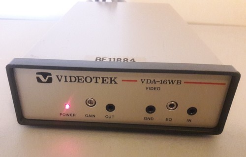 Videotek vda 16wb distribution - videotek,