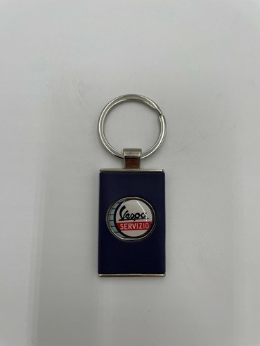 Porte cles vespa metal - cles, blu