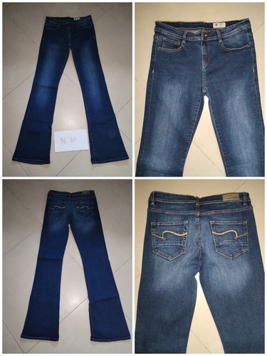 Jean bas évasé bleu - jean, vintage
