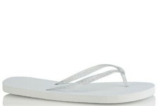 S taille S blanc tong sangle