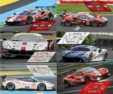 Décal Ferrari 488 GTE Le Mans