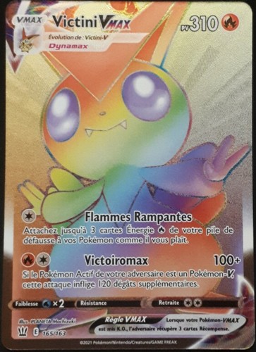 Carte pokémon victini - carte,