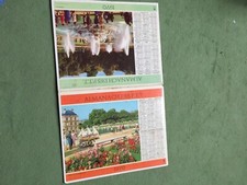 CALENDRIER ALMANACH PTT 1970 oberthur versailles luxembourg   dep 80 somme