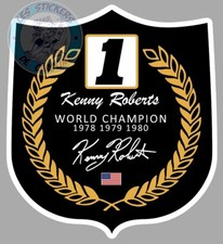 Sticker king kenny roberts - king,