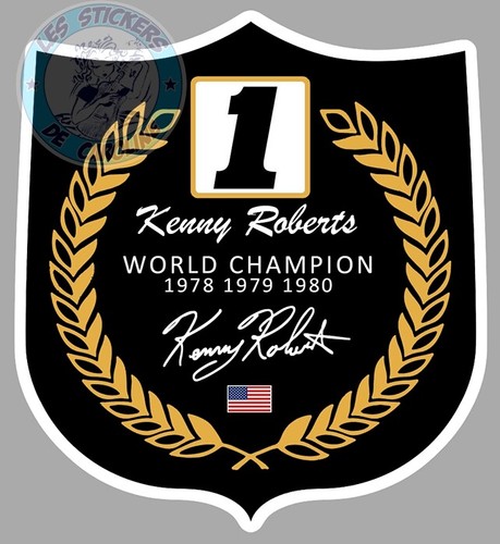 Sticker king kenny roberts - sticker,