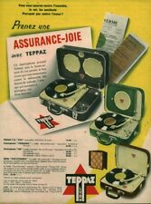 Publicité ancienne électrophone Teppaz 1957 issue de magazine