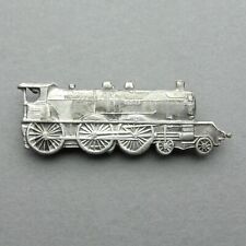 French, Antique Brooch. Steam Locomotive. Railway, Old Train. Pin, Badge.