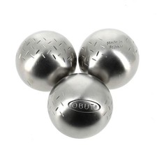 Boules de pétanque Obut Loisir inox chevron 73 mm Métal 10622-UNI - Neuf