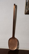 Écumoire Ancienne en Cuivre Massif 49 cm Bel Ustensil Déco Cuisine Ancien