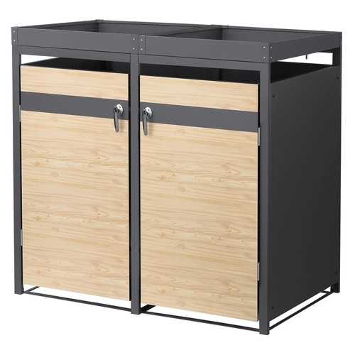Cache poubelle double - double, 2