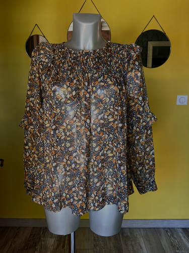 Jolie blouse fleurie femme - blouse,