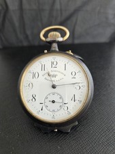 MONTRE ANCIENNE GOUSSET HIPP REVEIL AVERTISSEUR VINTAGE 1900 ALARM POCKET WATCH
