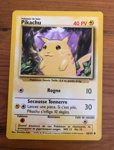 Pikachu 102 set base - pikachu, de