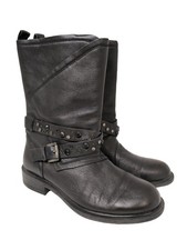 GEOX Bottines à fermeture éclair Dames Bottines T EU 38 noir style décontracté