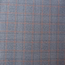 Tissu 1970's 1960's Gris