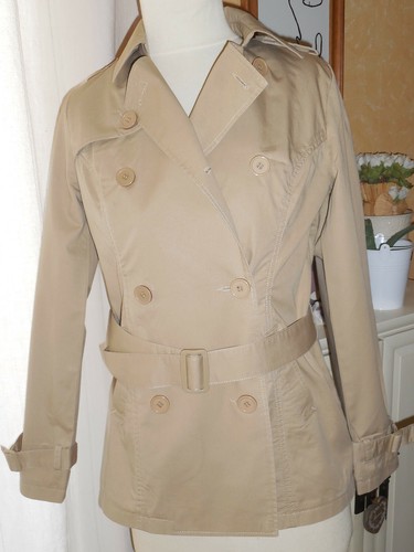 Veste trench coton taille - veste,