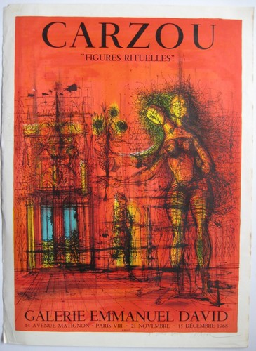 Carzou jean affiche - jean,