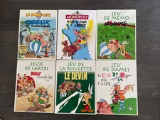 Lot 6 jeux de société ASTERIX  ATLAS COMPLET / Occasion