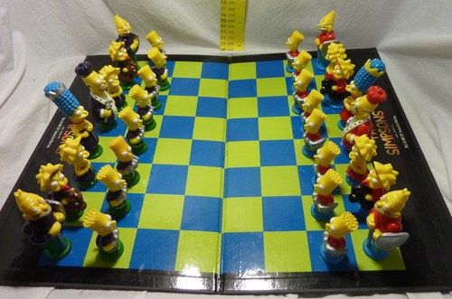 Les simpsons jeu échecs - les,