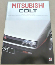 1984 MITSUBISHI COLT 1500 GT 1600 GTI Catalogue 24p Brochure Prospekt Dépliant