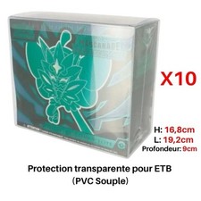 Protection pour ETB Pokemon X10 - PVC Souple Phoenix Shield