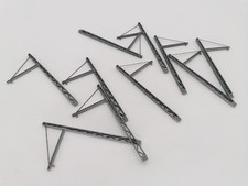 JOUEF HO DIX POTEAUX SUPPORTS DE CATÉNAIRES DÉMONTÉS SANS SOCLE