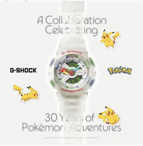 Casio shock pokémon - ×,