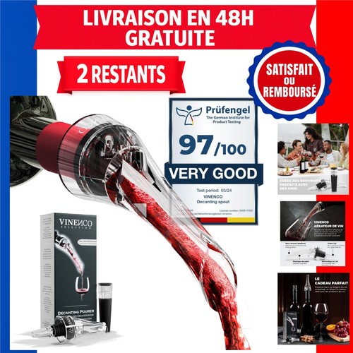 Décanteur aérateur vin - à,