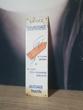 Ancienne plaque de propreté POIVROSSAGE poivre AUSSAGE à Pantin - déco cuisine