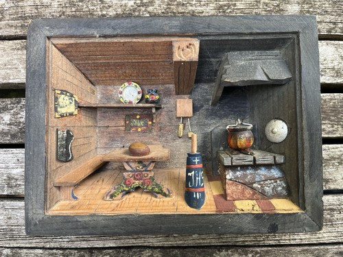 Cadre vitrine bois avec - en,