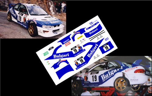 Decals subaru impreza - decals, 1/43