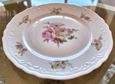 Assiette porcelaine 7 1/2, Ancienne Manufacture Royale de Limoges, SALMON & Cie