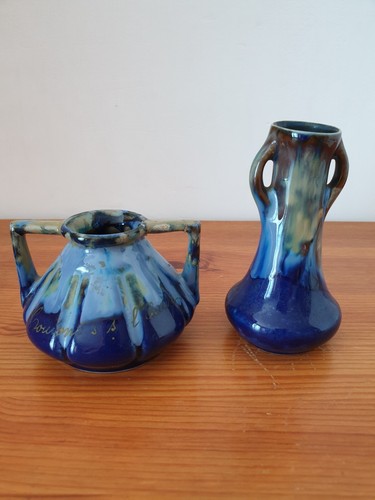 Deux petits vases grès - deux, en