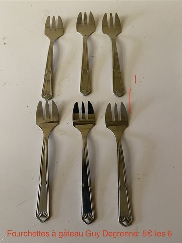 Lot fourchettes à - lot, 6