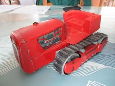 JOUET ANCIEN EN TOLE TRACTEUR A CHENILLES CONTINENTAL CD8 DANS SON JUS 