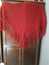 joli  chale Rouge Bordeaux  au