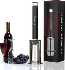 Elegear Tire Bouchon Pompe à Air, Air Comprimé 7s 1.8x19cm, Noir 