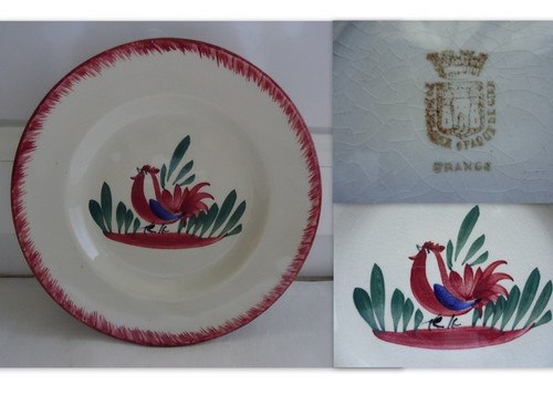 Ancienne assiette dessert - a,