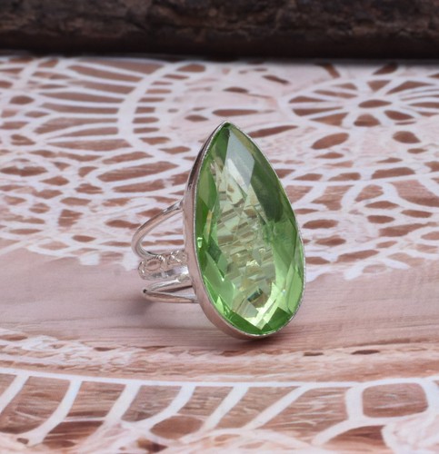 Bague artisanale améthyste - bague,