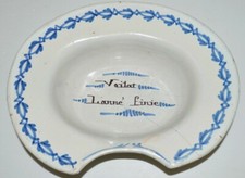 *PLAT à BARBE XVIIIe CERAMIQUE  NEVERS VOILAT Lanné FINIE déco Réf.07011612-141