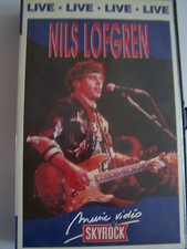 CASSETTE-K7-VHS-AUDIO-VIDEO-VINTAGE-COLLECTOR- NILS LOFGREN . RARE .