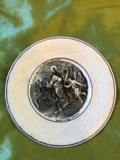 Assiette parlante - Porcelaine opaque de Gien -  Le nouveau testament #8 