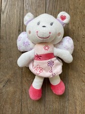 0/DOUDOU OURS PAPILLON BLANC