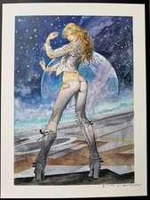 MANARA Tirage imprimé signé