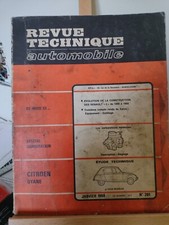 Revue Technique Automobile RTA n°261 citroen diane